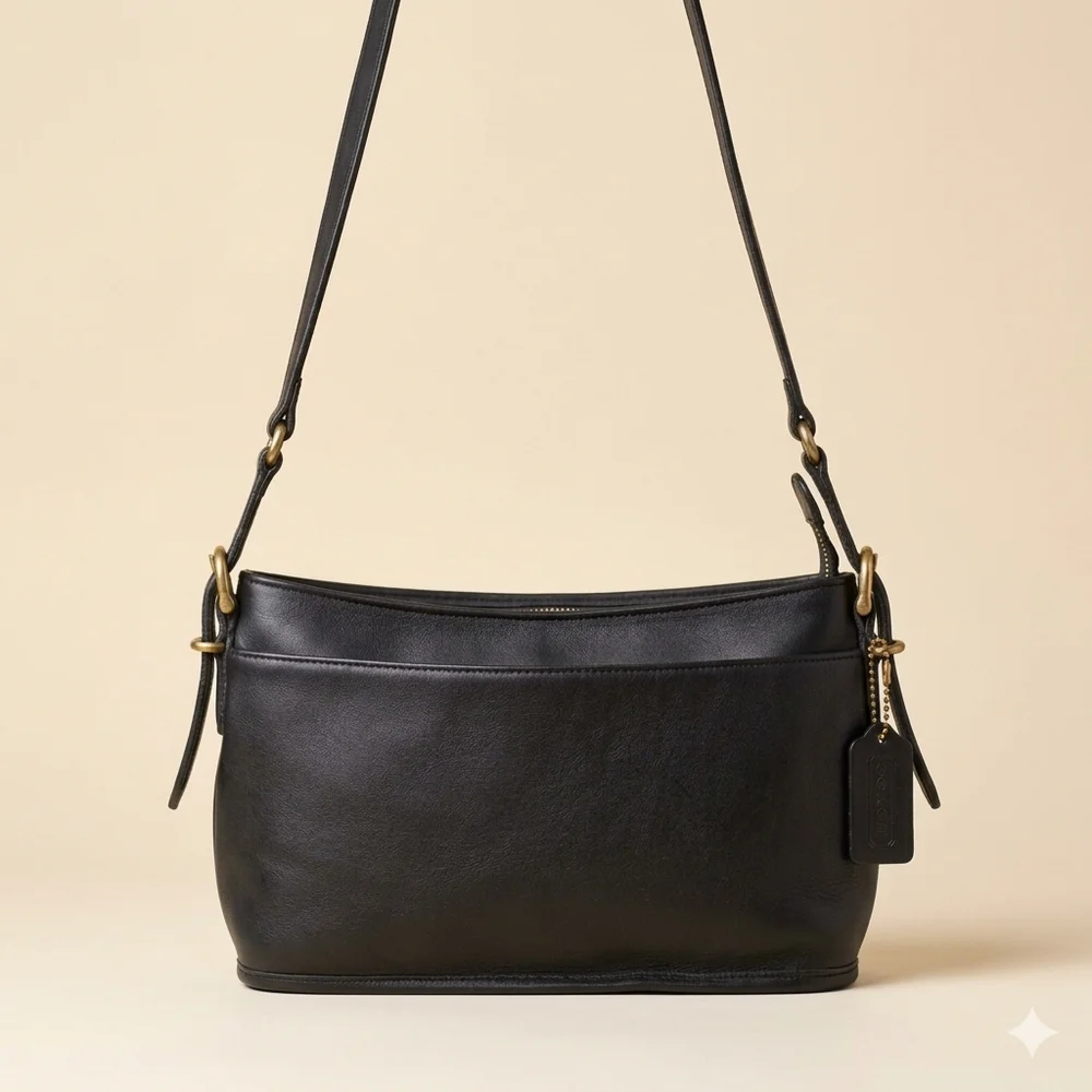 Vintage Coach Equestrian Slim Crossbody Shouder Bag 9802 - Picture 2 of 9